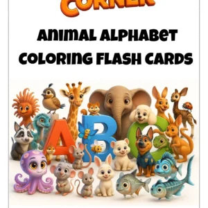 Animal Alphabet Coloring Book