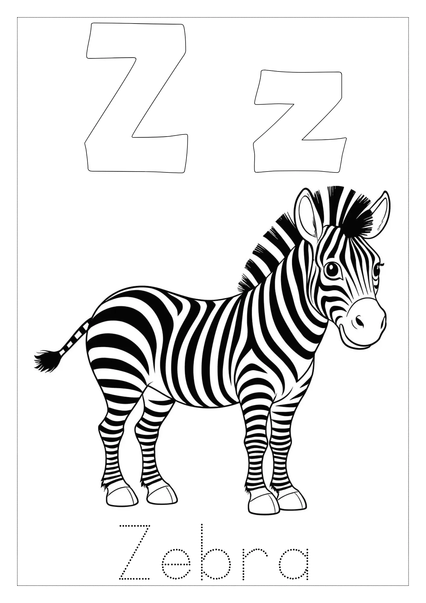 Animal Alphabet Coloring Book - Image 2