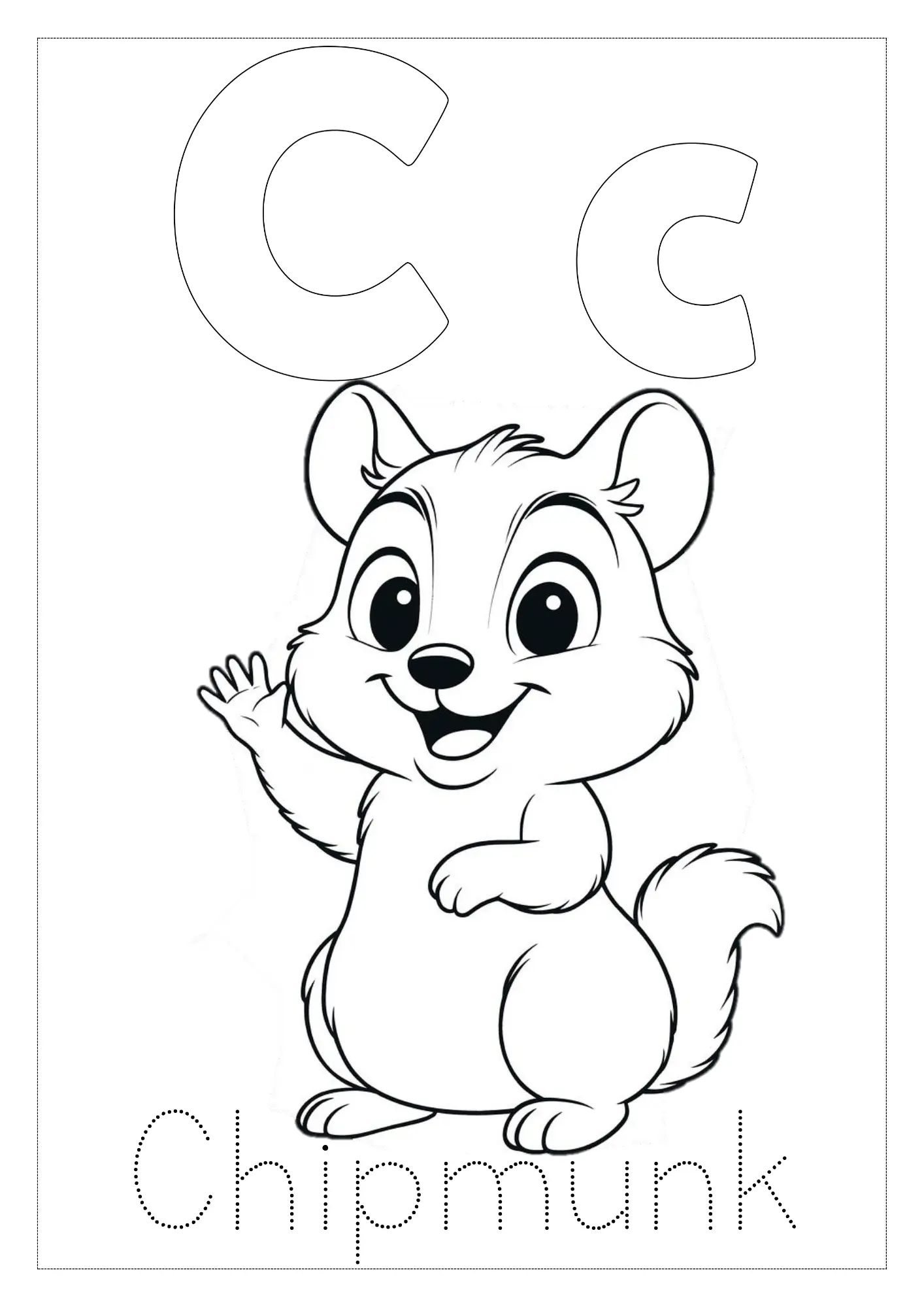 Animal Alphabet Coloring Book - Image 3